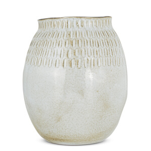 Nkuku Anjuna Reactive Glaze Ceramic Vase Large